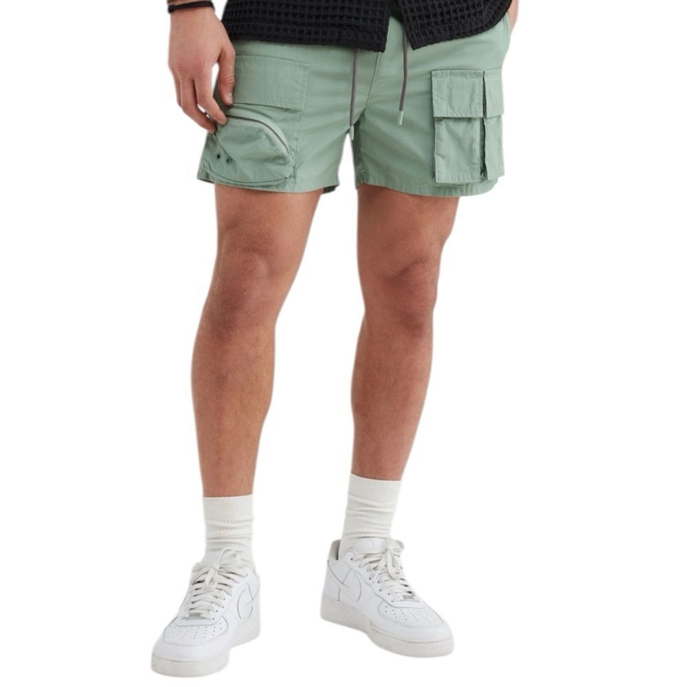 Urban Outfitters/Standard Cloth Olive Green Cargo Drawstring Shorts. Size Small.